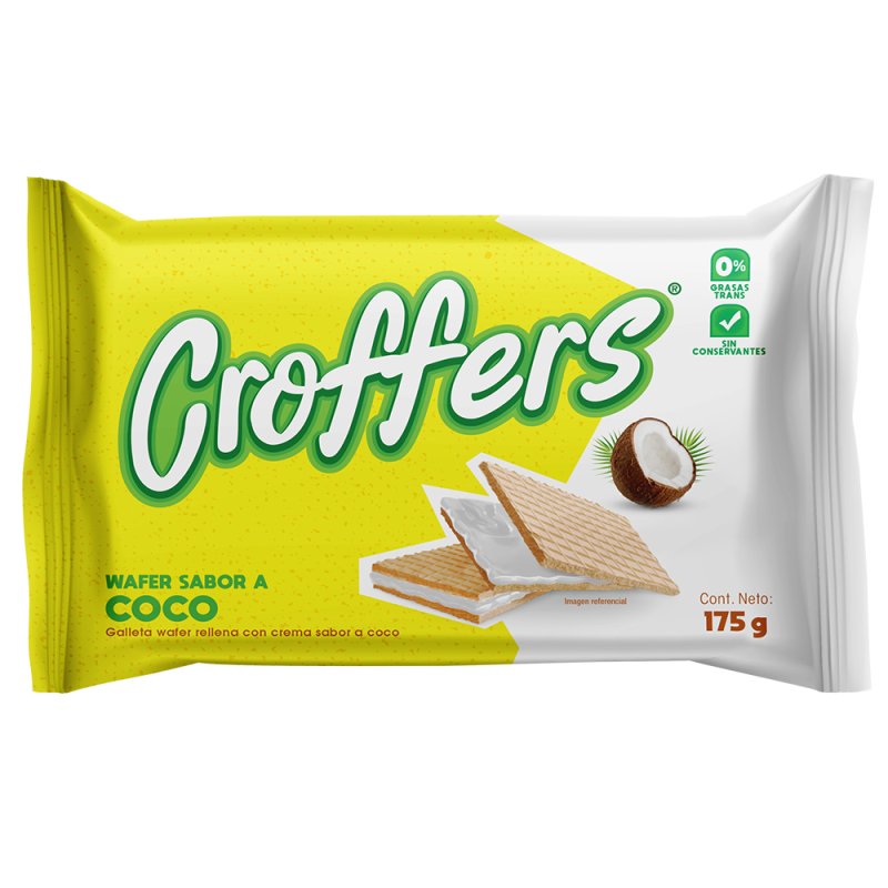 CROFFERS WAFER COCO 175G