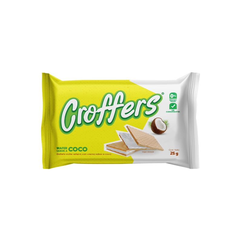 CROFFERS WAFER COCO 25G