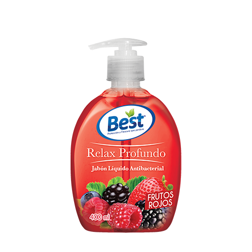BEST JABON LIQUIDO FRUTOS ROJOS 400ML