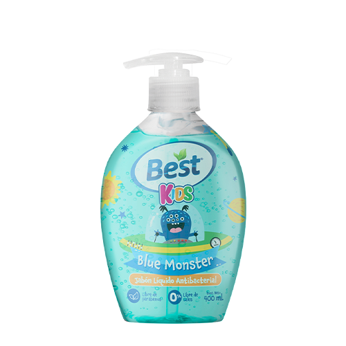 BEST JABON LIQUIDO KIDS BLUE MONSTER 400ML