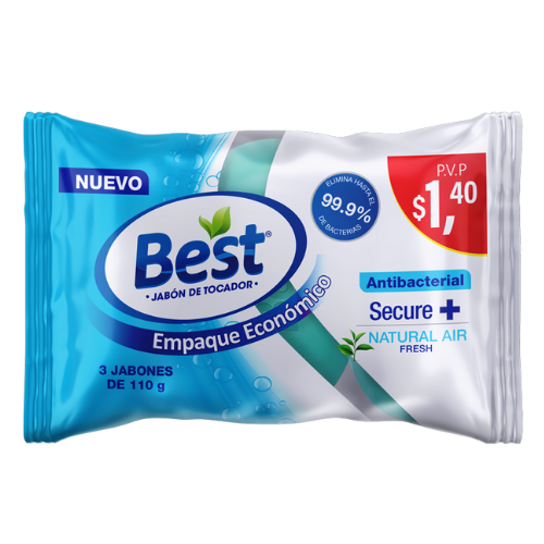 BEST JABON EN BARRA FRESH 330G
