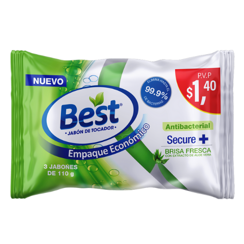 BEST JABON EN BARRA ALOE 330G