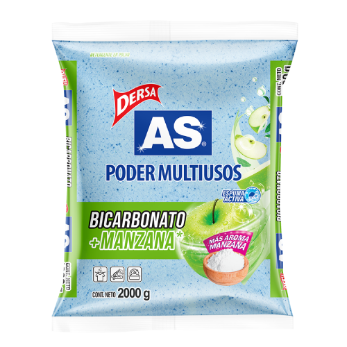 DERSA DETERGENTE MULTIUSOS MANZANA 2000G