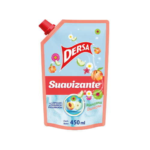 DERSA SUAVIZANTE MANZANA DURAZNO 450ML