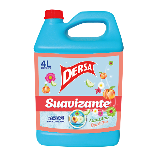 DERSA SUAVIZANTE MANZANA DURAZNO 4L