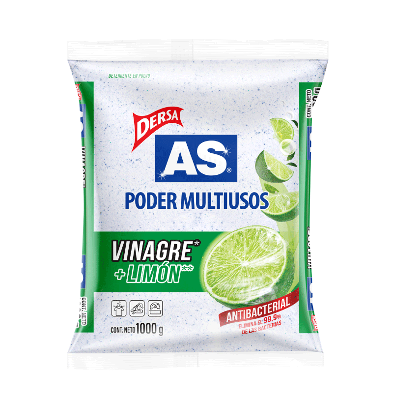 DERSA DETERGENTE MULTIUSOS VINAGRE LIMON 1000G