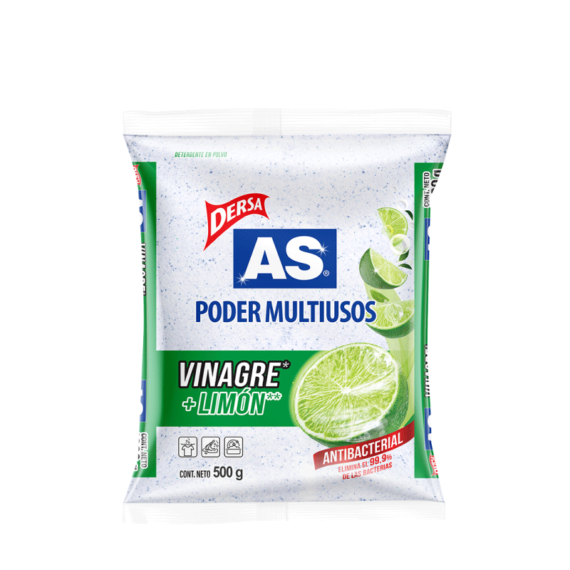 DERSA DETERGENTE MULTIUSOS VINAGRE LIMON 500G